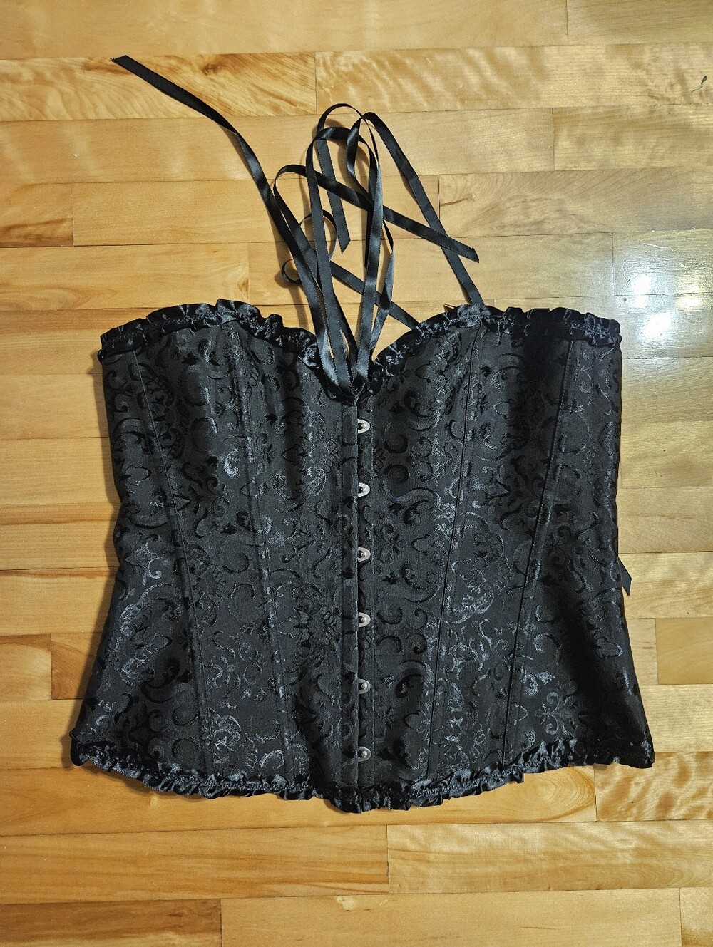 Corset Waist Trainer Large Size Hook & Eye Lace-Up